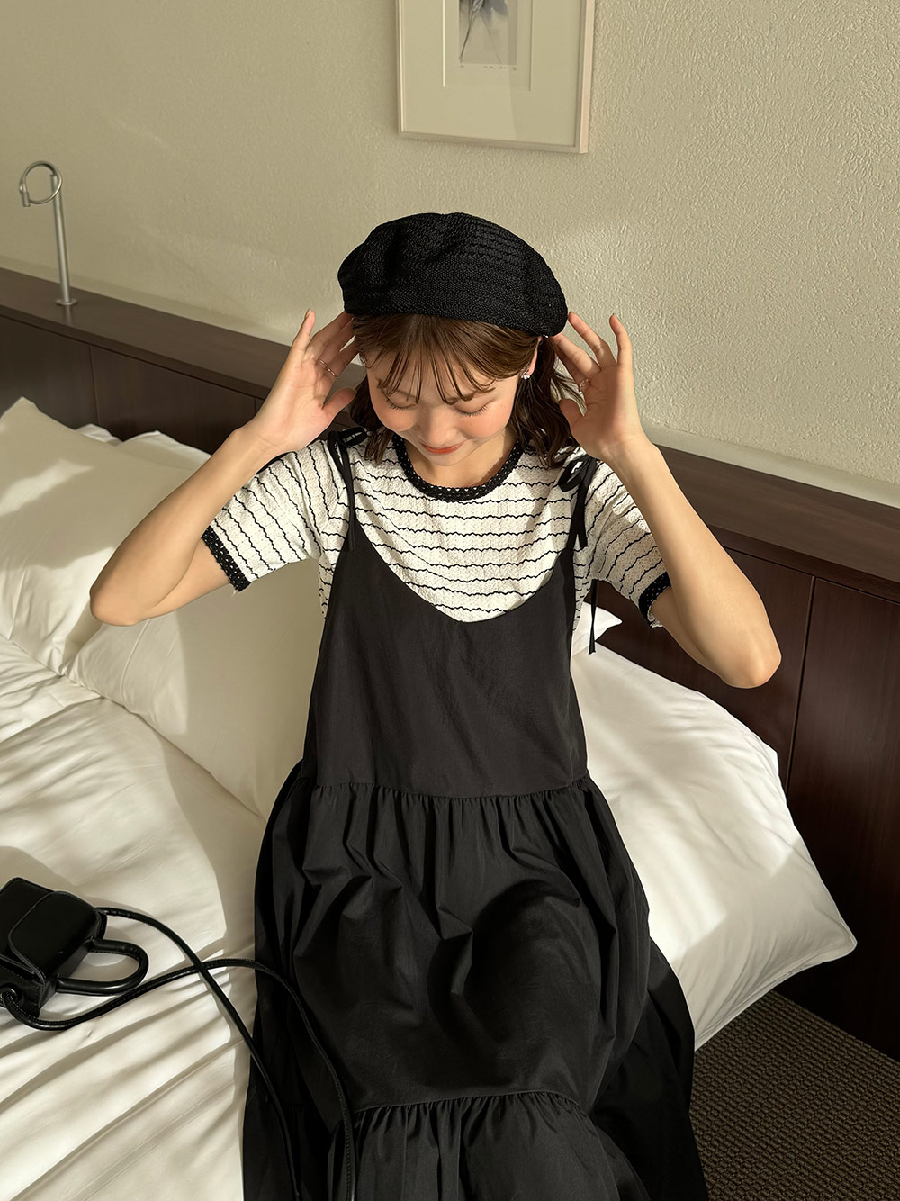 ウェーブボーダー配色ブラウス | 詳細画像12