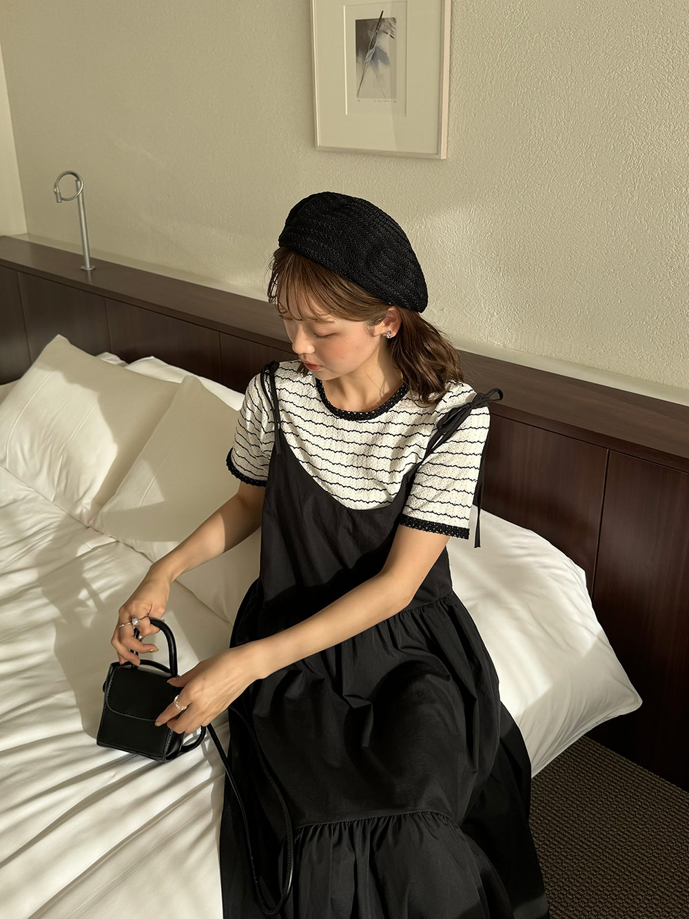 ウェーブボーダー配色ブラウス | 詳細画像14