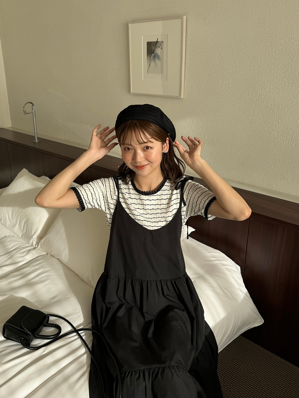 ウェーブボーダー配色ブラウス | 詳細画像15