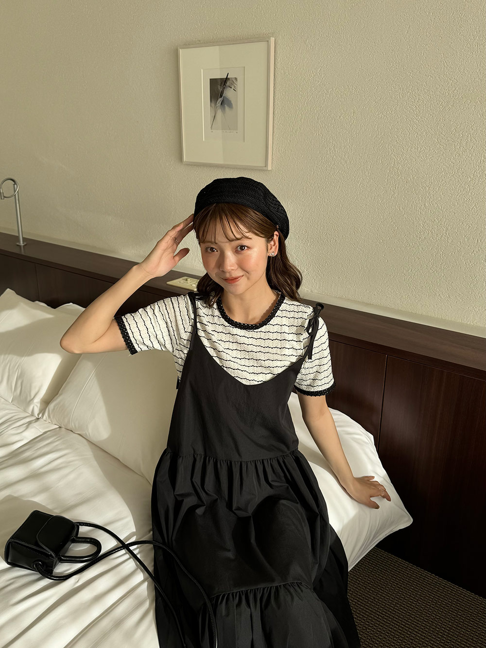 ウェーブボーダー配色ブラウス | 詳細画像16