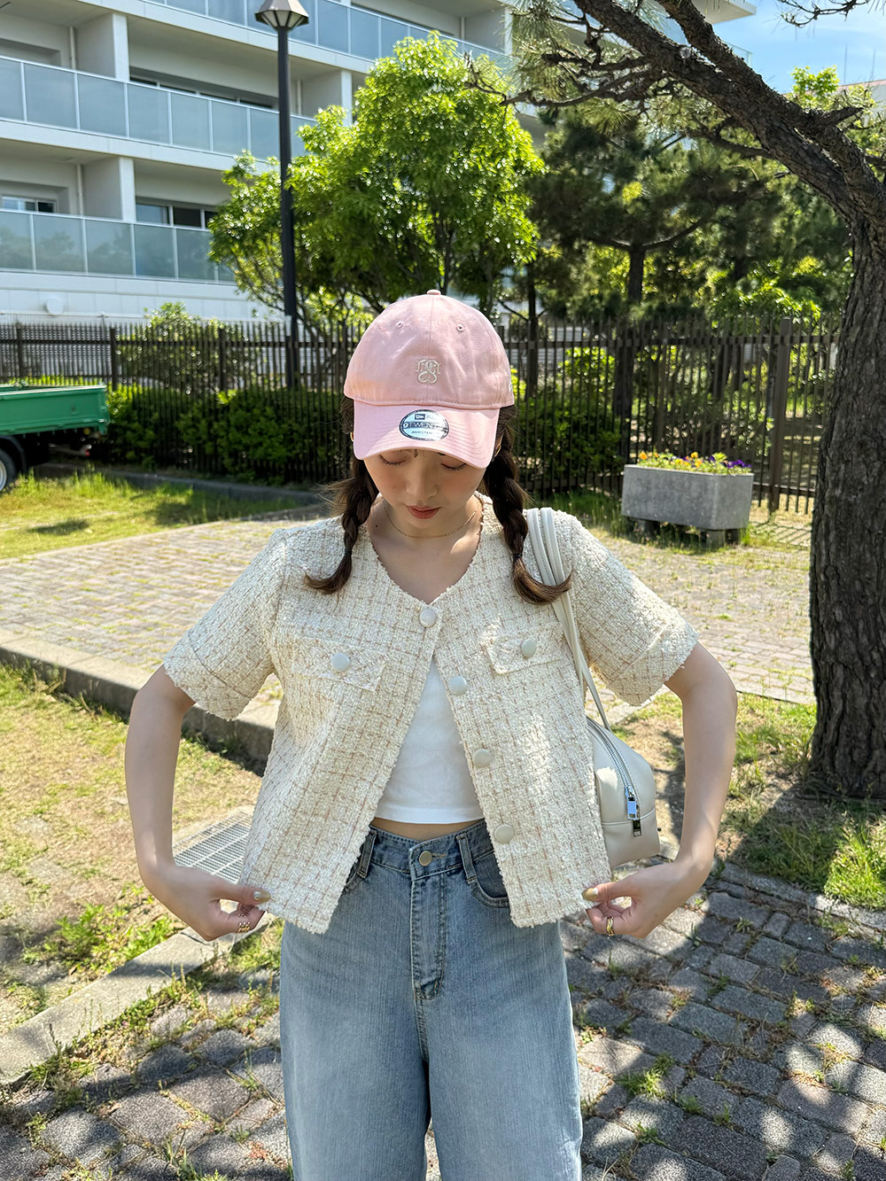 グリッターツイード半袖ジャケット | 詳細画像12