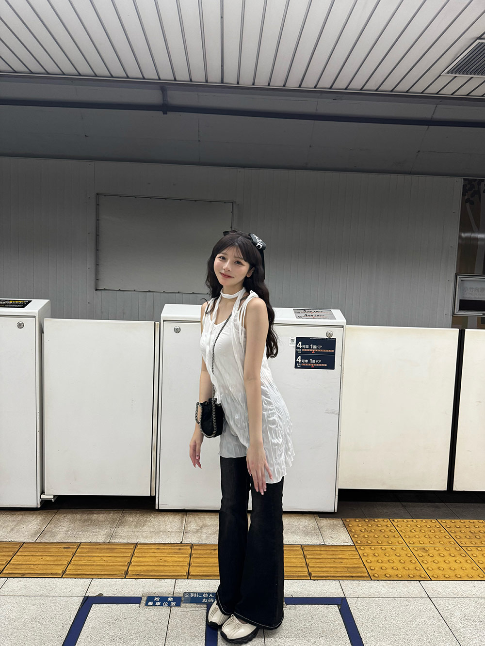 ネックストラップ付シアーキャミワンピース | 詳細画像10