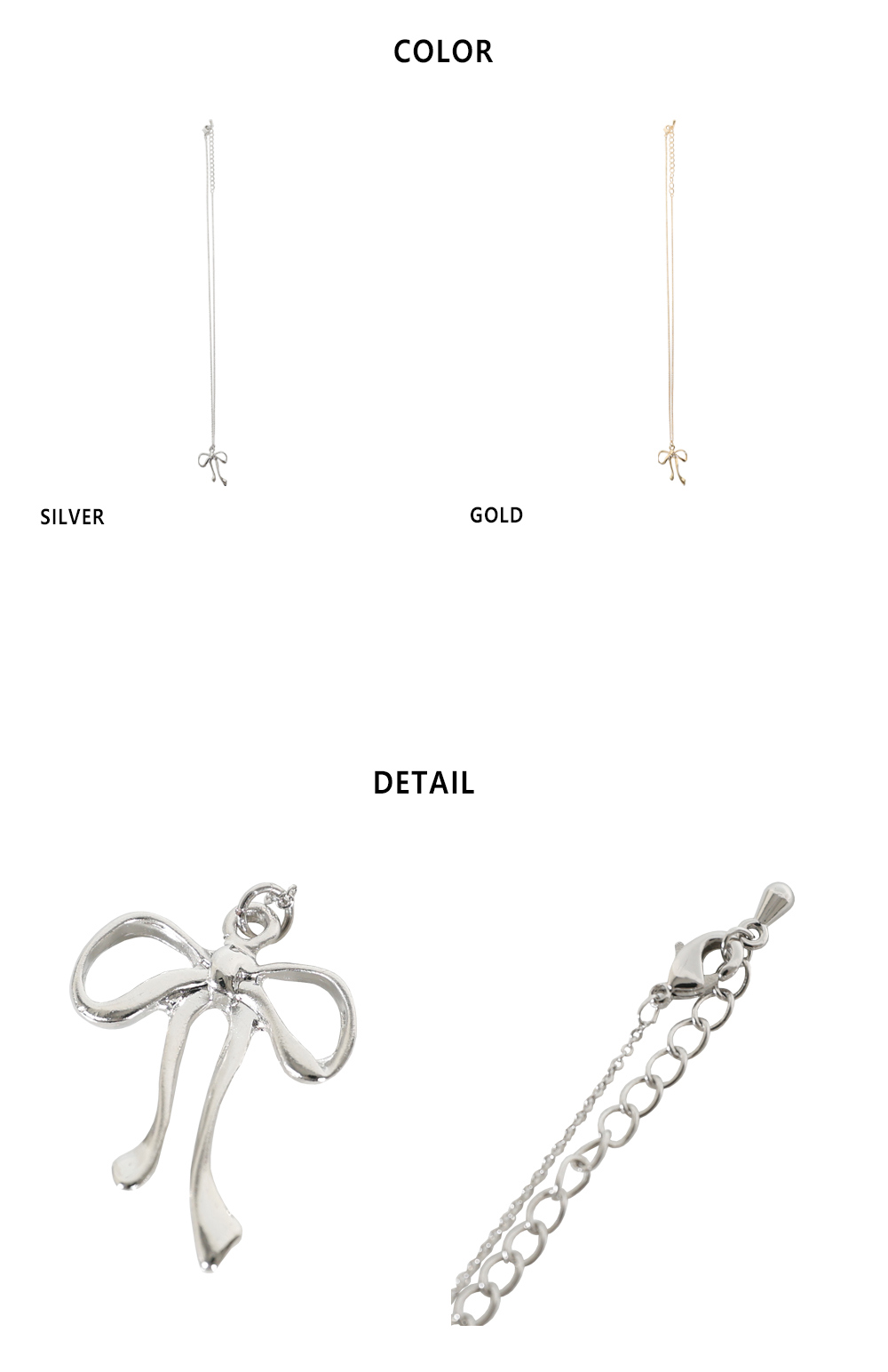 リボンペンダントネックレス | 詳細画像16