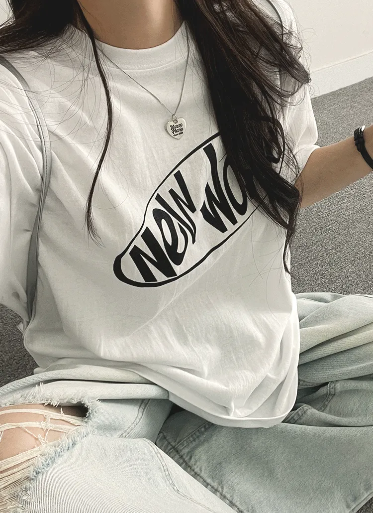 NewWorld半袖Tシャツ | withhuilin | 詳細画像1