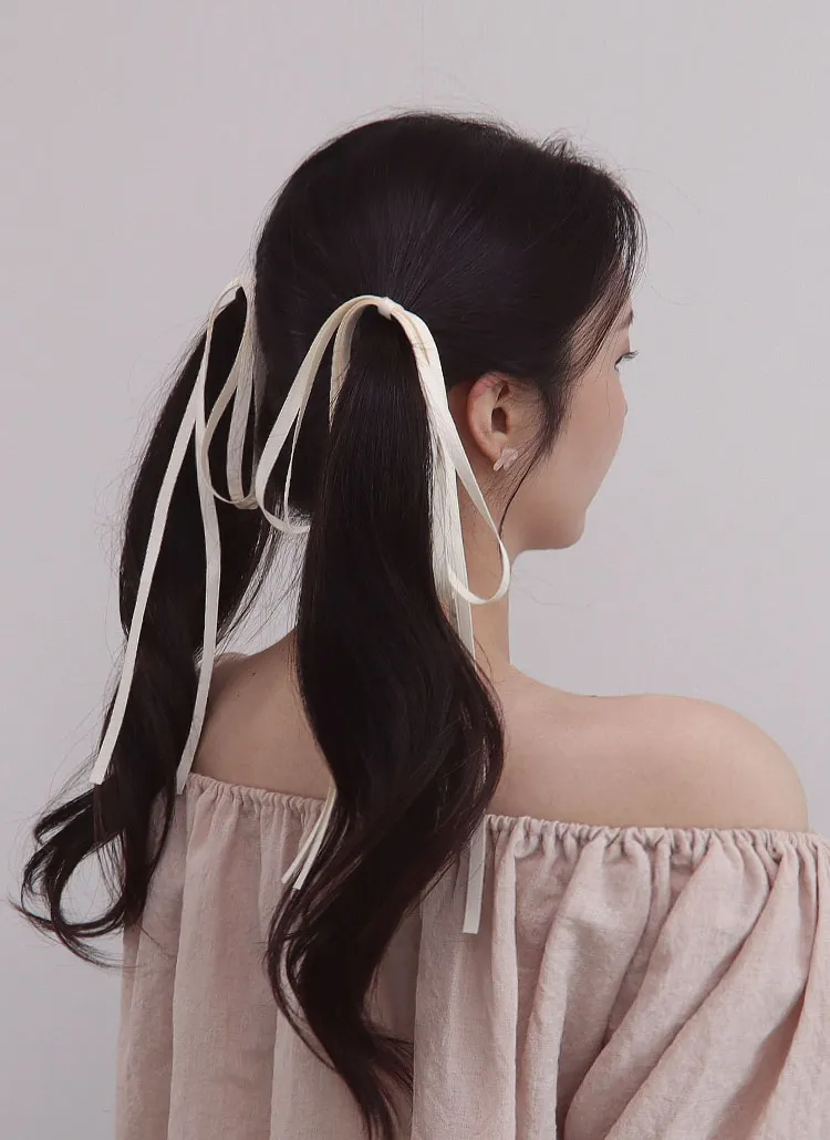 ロングリボンヘアゴム | thenoble | 詳細画像1