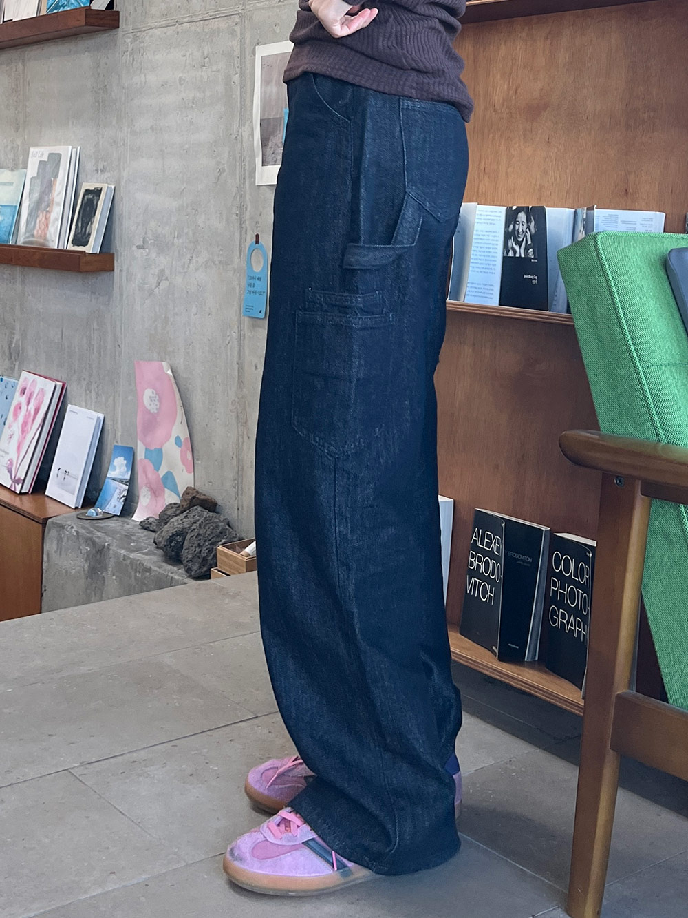 ノンウォッシュカーゴデニムパンツ | 詳細画像8