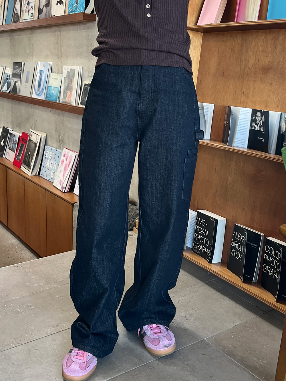 ノンウォッシュカーゴデニムパンツ | 詳細画像13