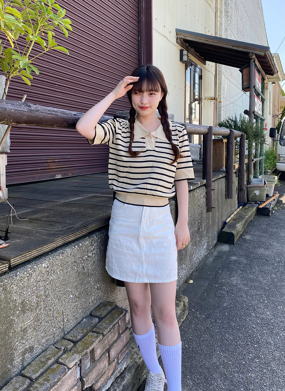 台形デニムミニスカート | 詳細画像5
