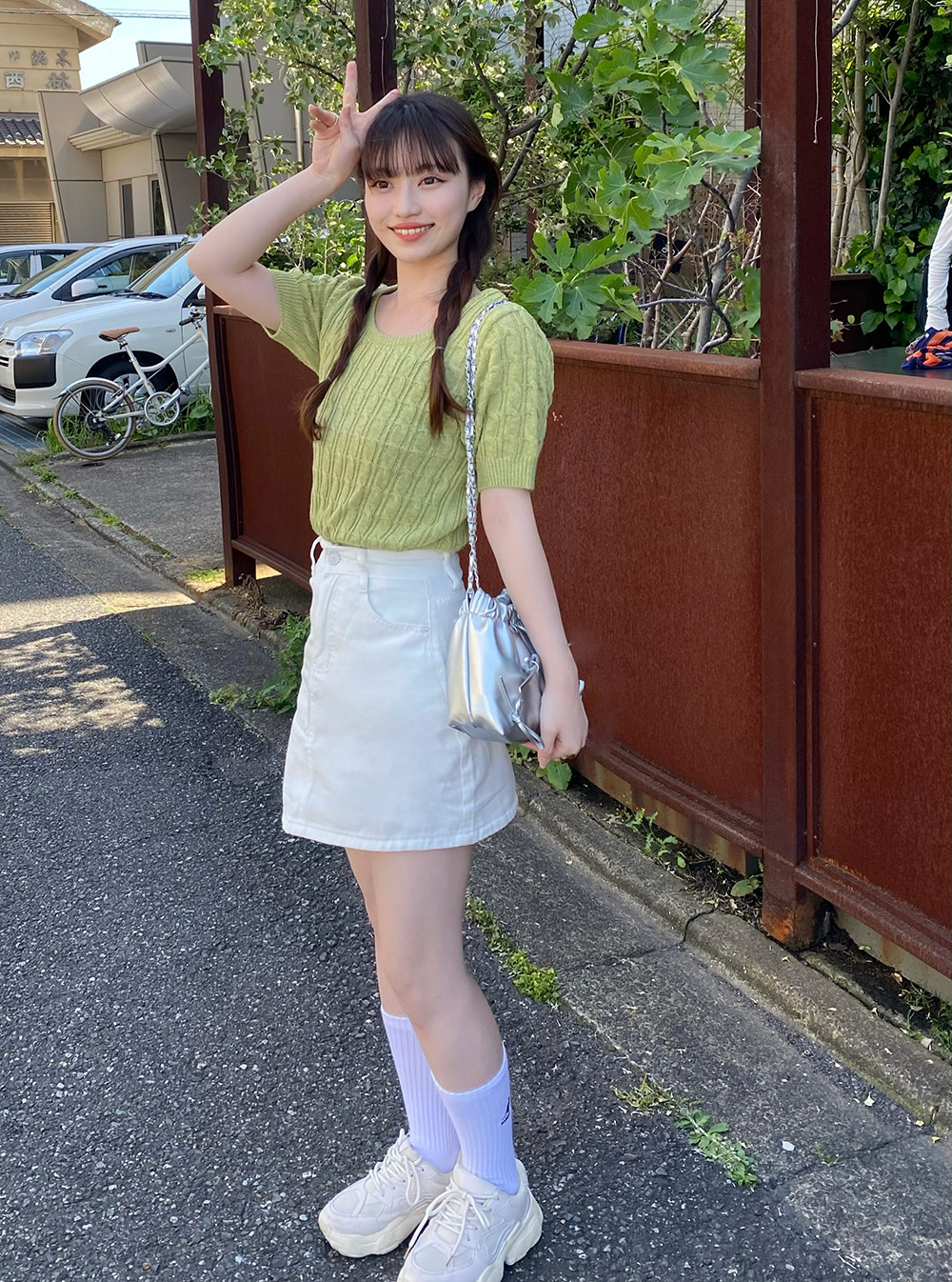 台形デニムミニスカート | 詳細画像9