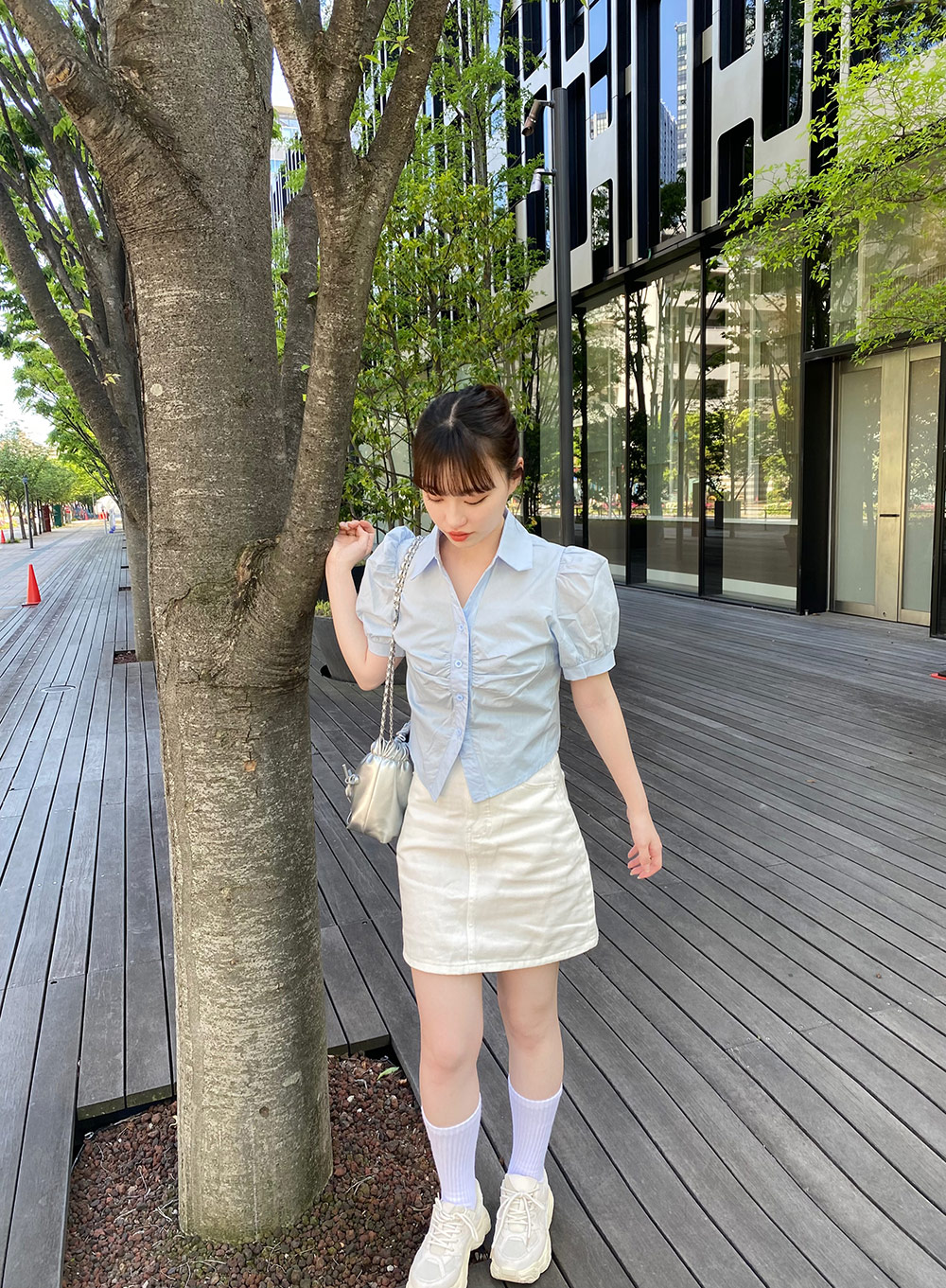 台形デニムミニスカート | 詳細画像13
