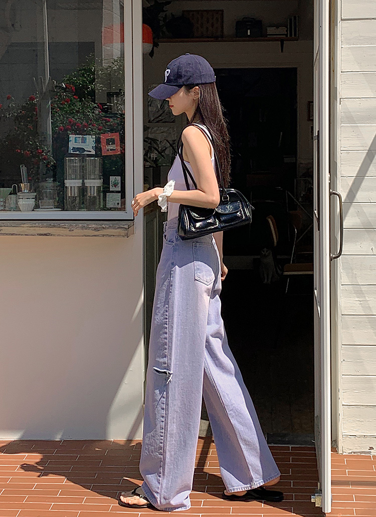 LOEWEピンクデニムパンツ、女性用パンツ、ウォッシュ加工，サイズM LOEWEピンクデニムパンツ、女性用パンツ、ウォッシュ加工
