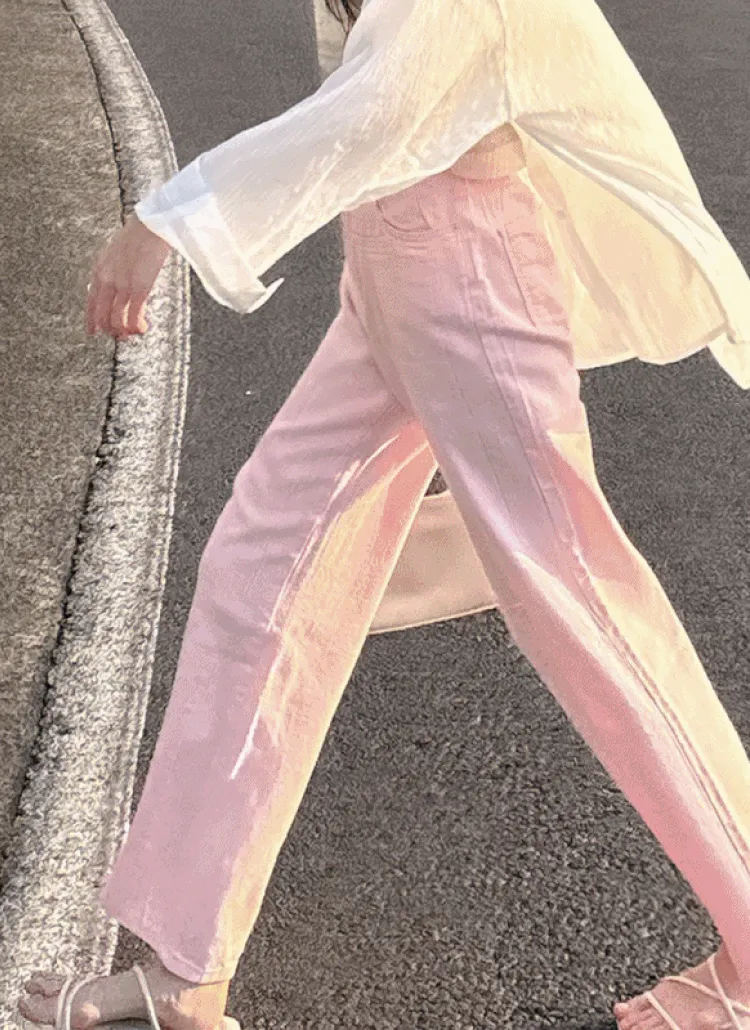 バックゴムカラーワイドパンツ | ROMANTICLINE | 詳細画像1