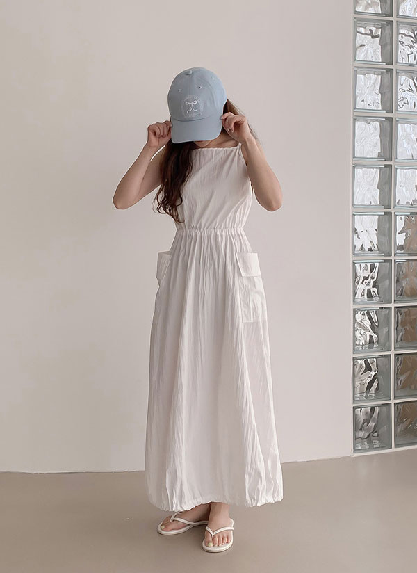 サイドポケットキャミワンピース | レディースファッション通販 - DHOLIC