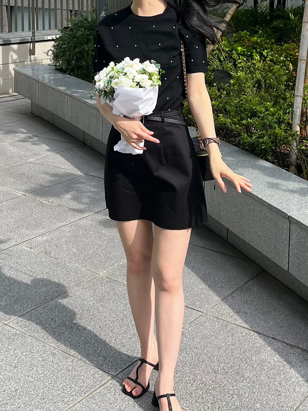 ベルト付ダーツミニスカート | 詳細画像6