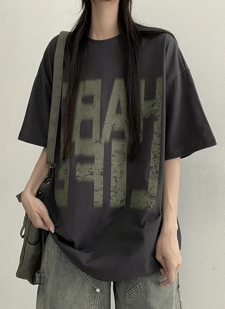 HARDビッグラウンドTシャツ | hijjoo | 詳細画像1