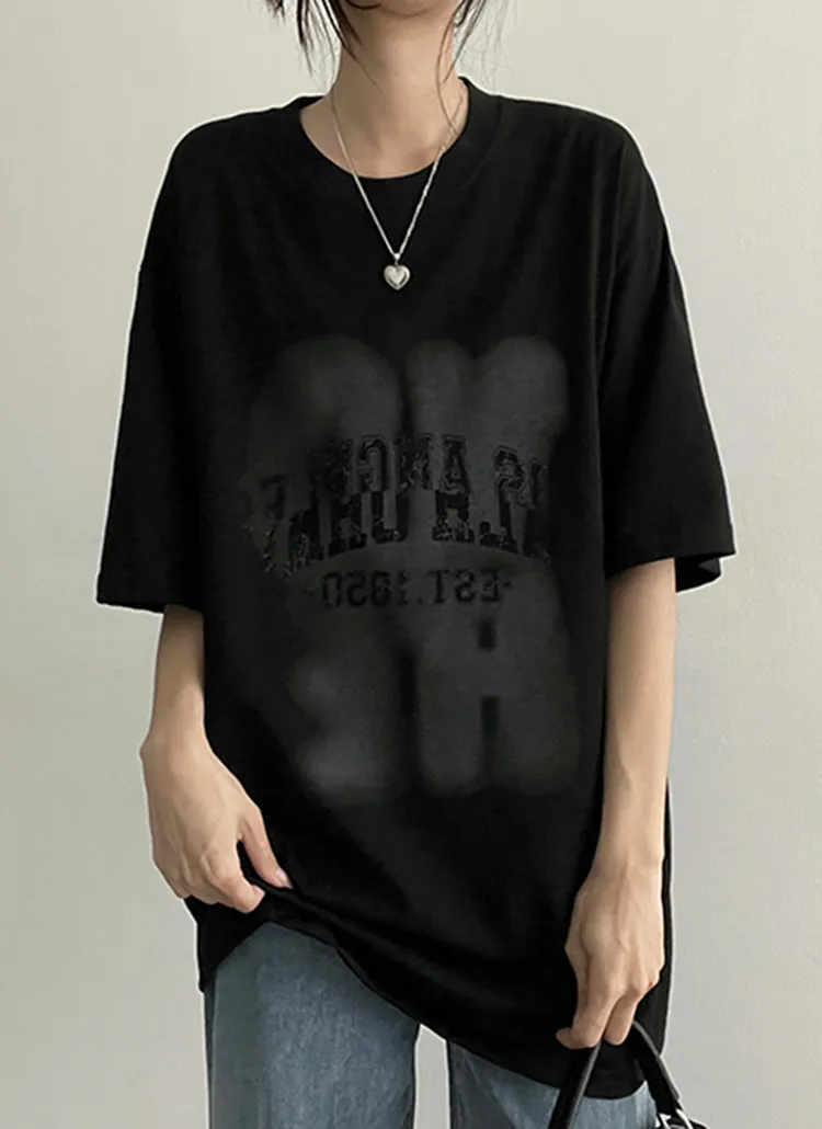 オーバーフェードプリントTシャツ | hijjoo | 詳細画像1