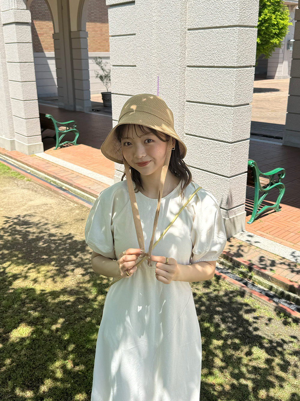 ストラップ付ストローハット | 詳細画像2