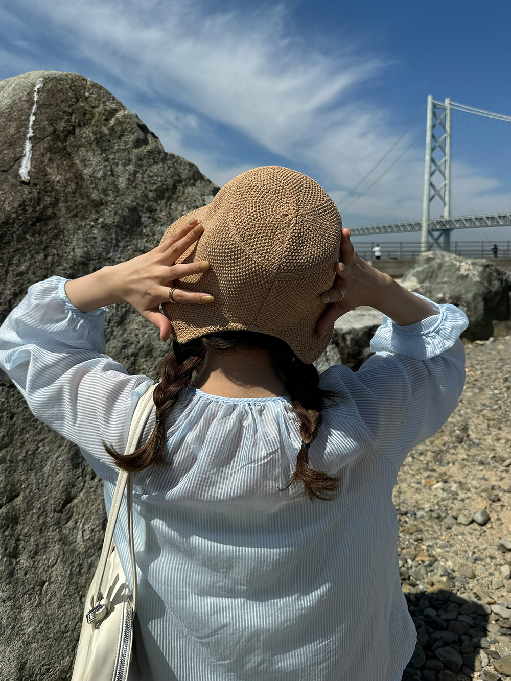 ストラップ付ストローハット | 詳細画像7
