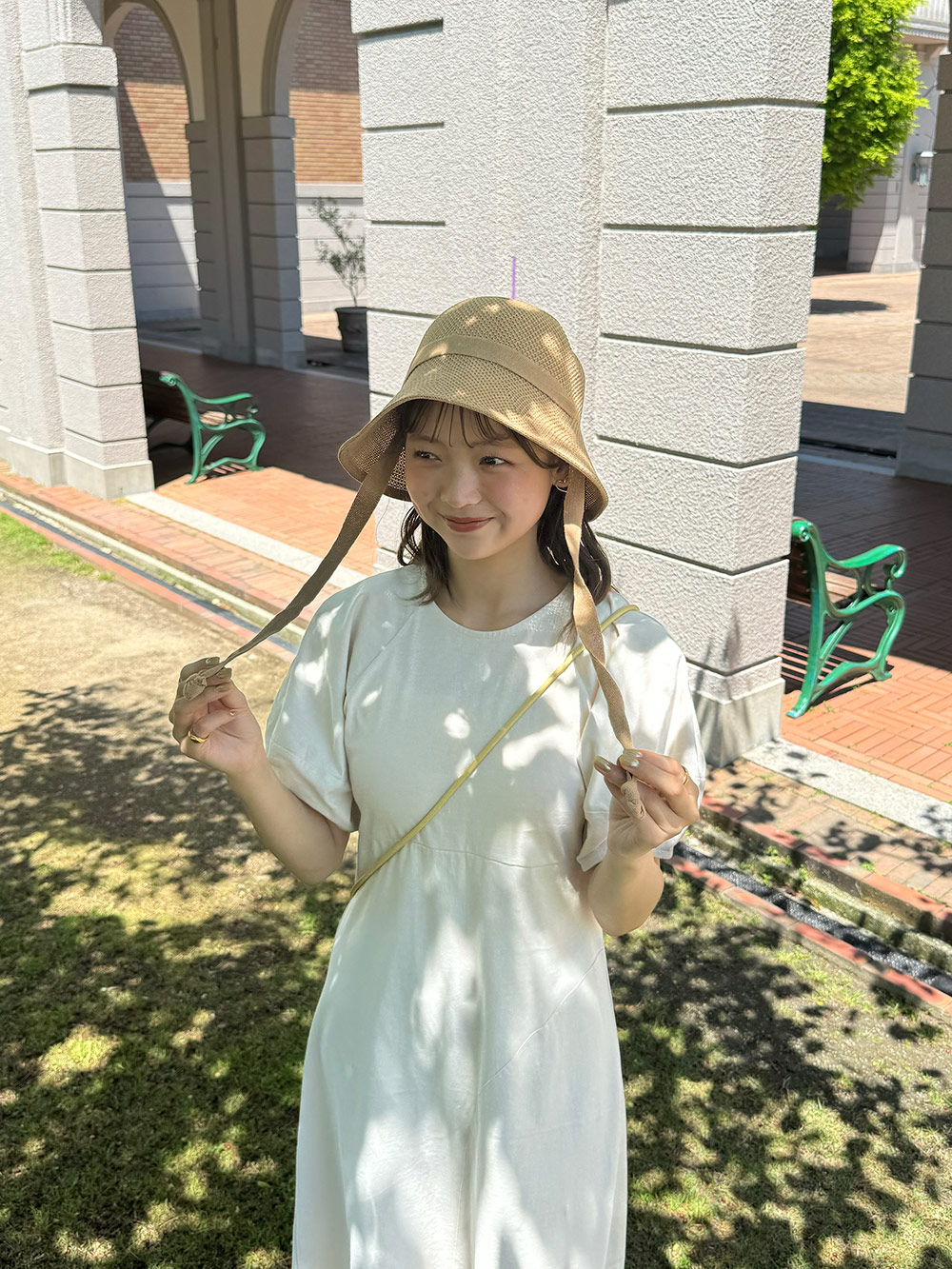 ストラップ付ストローハット | 詳細画像14