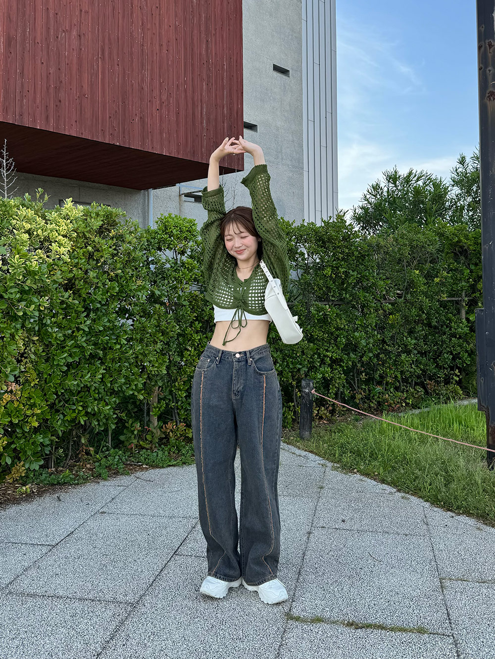 フリンジラインデニムパンツ | 詳細画像7