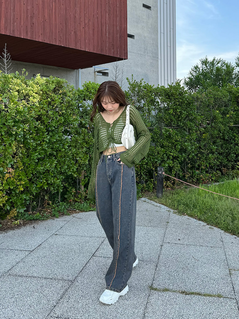 フリンジラインデニムパンツ | 詳細画像8