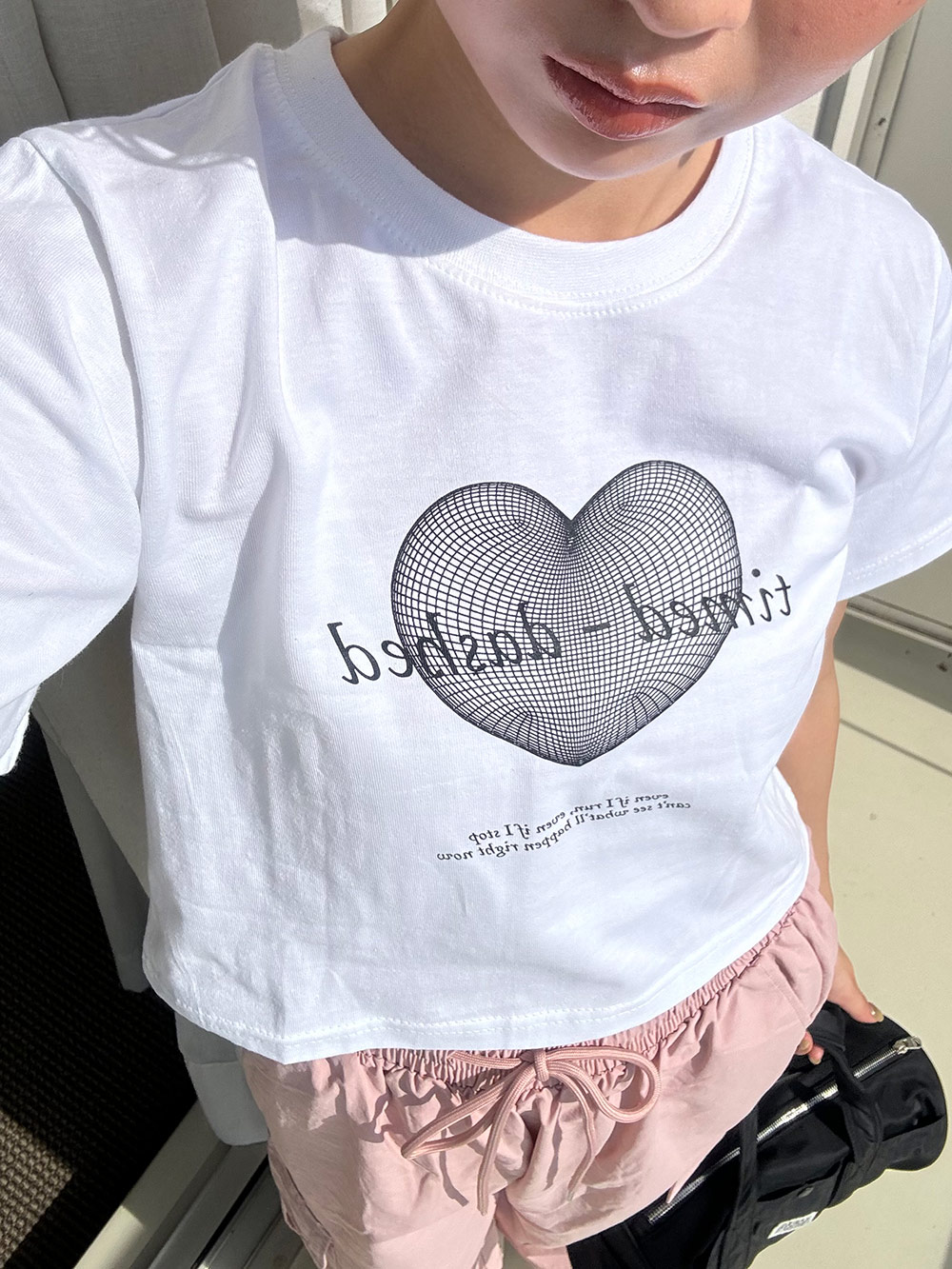 ハートクロップドTシャツ | 詳細画像12