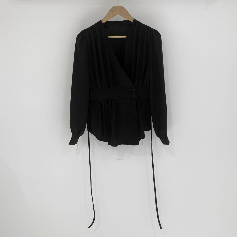 ウエストボタンペプラムブラウス | 詳細画像14