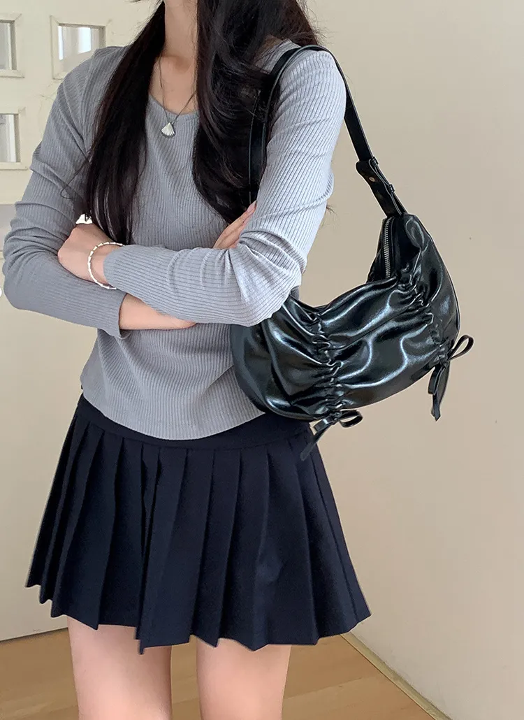 ダブルシャーリングリボンショルダーバッグ | pinkbag | 詳細画像1