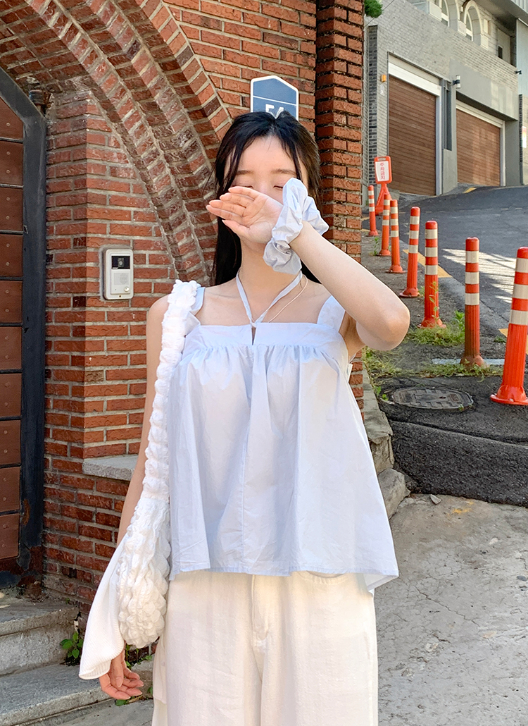 リボンスクエアネックノースリーブ | レディースファッション通販 - DHOLIC リボンスクエアネックノースリーブ | レディースファッション通販 - DHOLIC