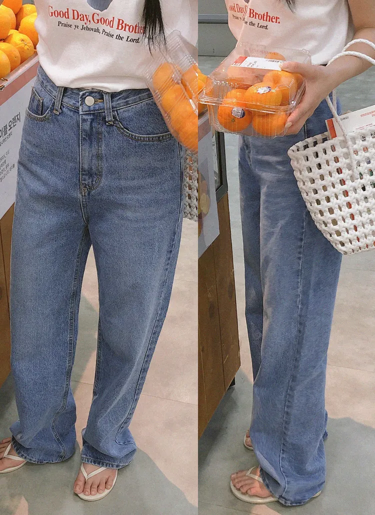 コットンデニムパンツ | naturalmind | 詳細画像1