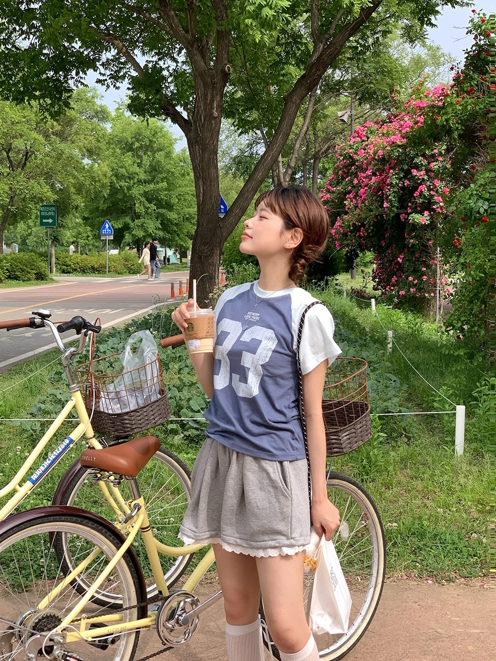 レーススウェットショートパンツ | 詳細画像3
