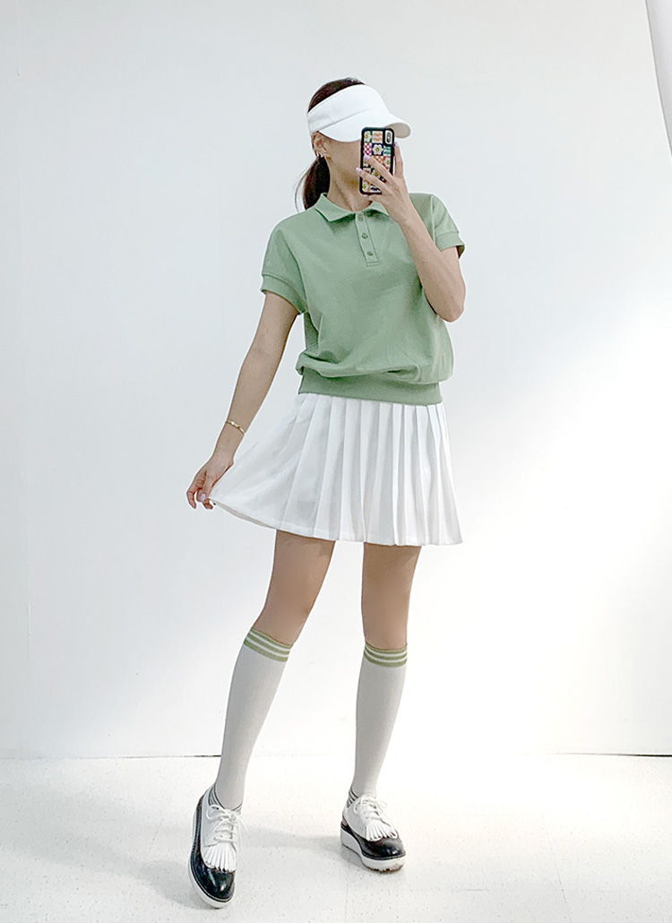 ウエスト配色プリーツスカートパンツ | レディースファッション通販