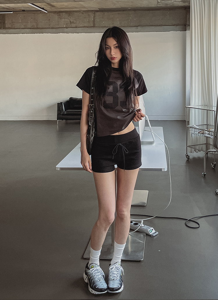 ローライズストリングショートパンツ | レディースファッション