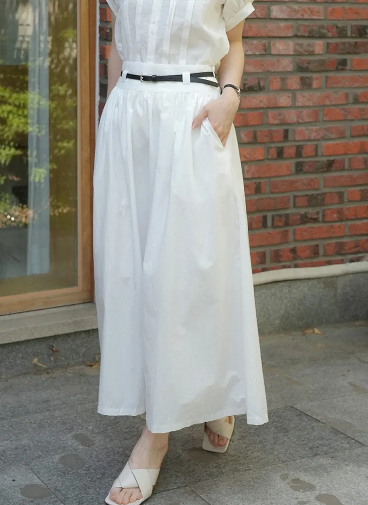 ギャザーポケットフレアスカート | 123undeuxtrois | 詳細画像1
