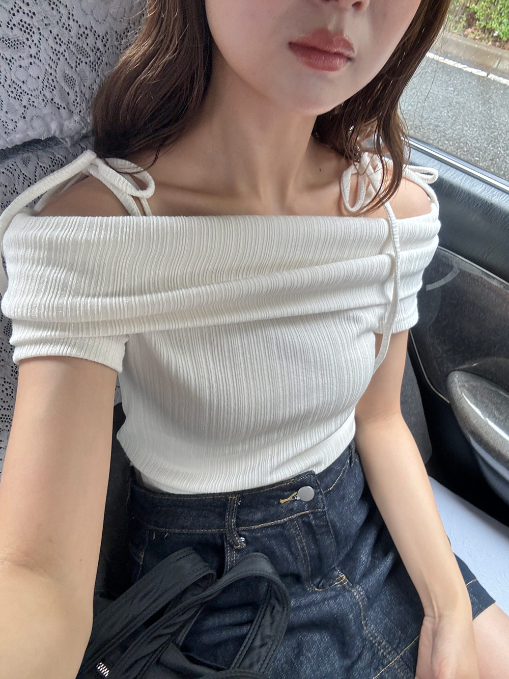 リボンオフショルTシャツ | 詳細画像9