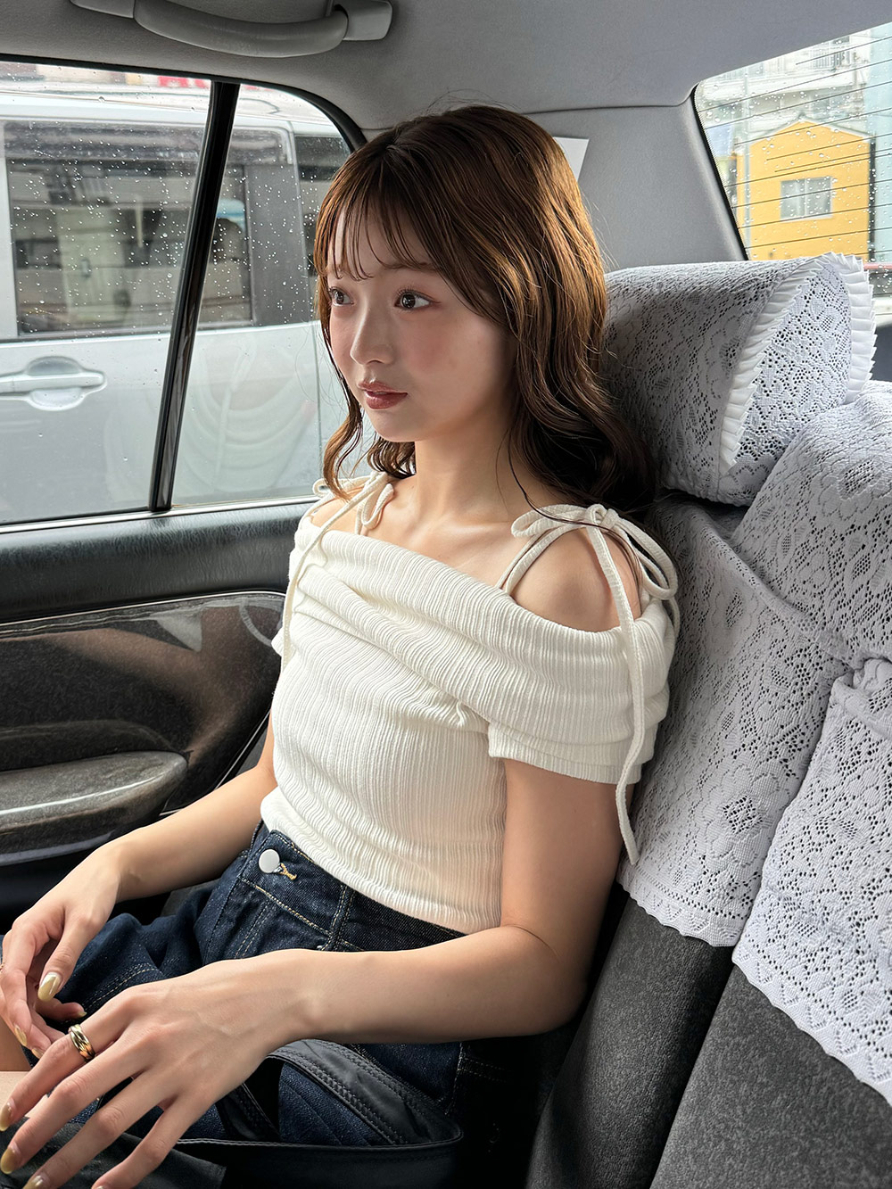 リボンオフショルTシャツ | 詳細画像10