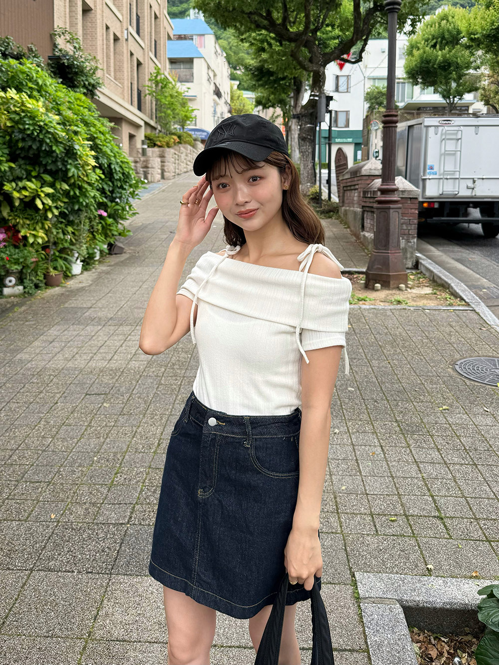 リボンオフショルTシャツ | 詳細画像13
