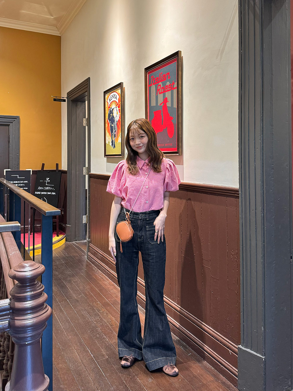 リボンキーリング付エコパールショルダーミニポーチバッグ | 詳細画像9