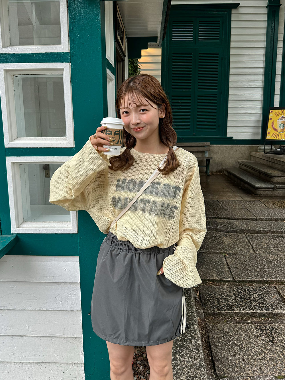 サイド配色ラインドローコードミニスカート | 詳細画像14