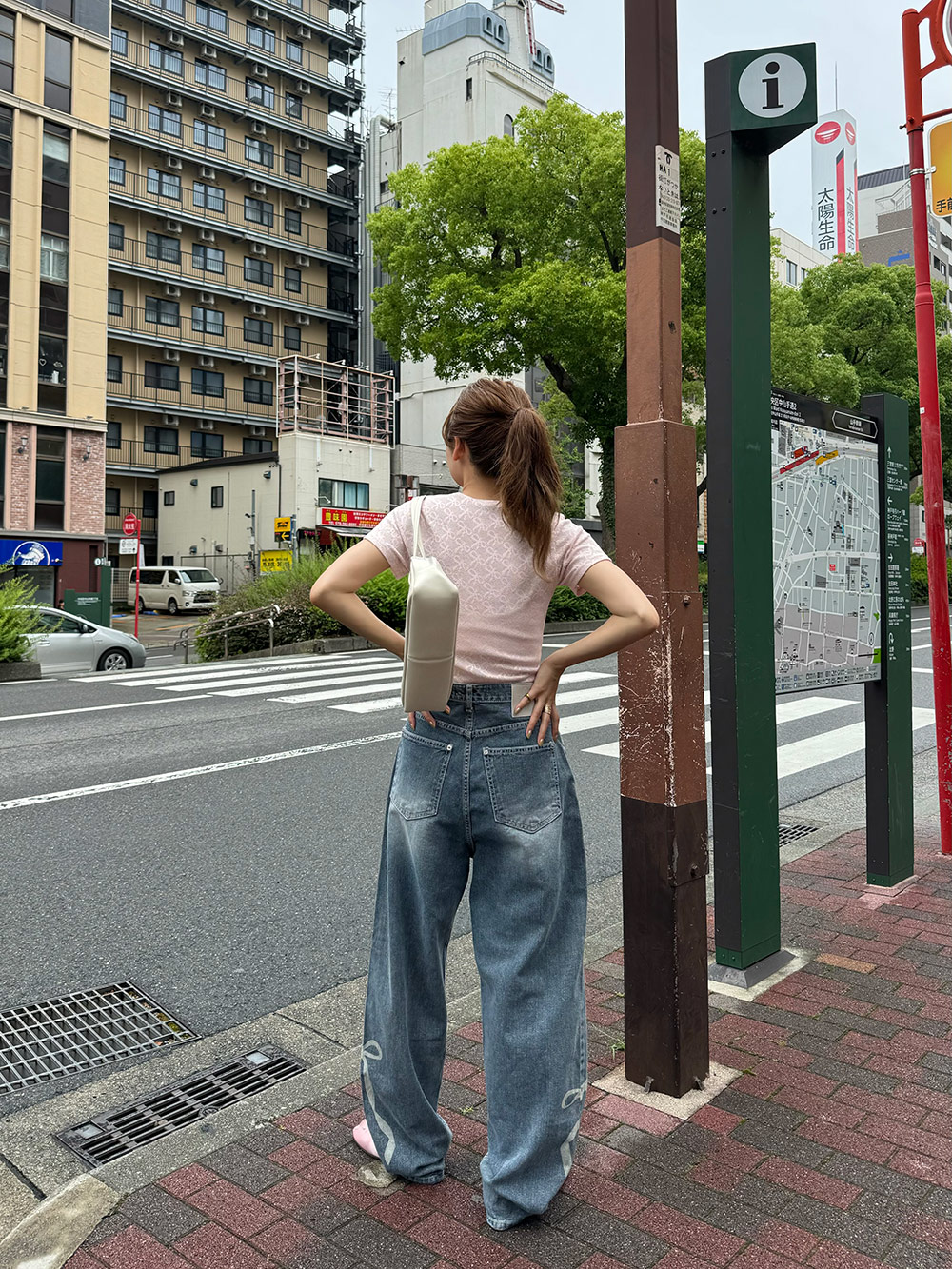 リボンシースルークロップドTシャツ | 詳細画像5