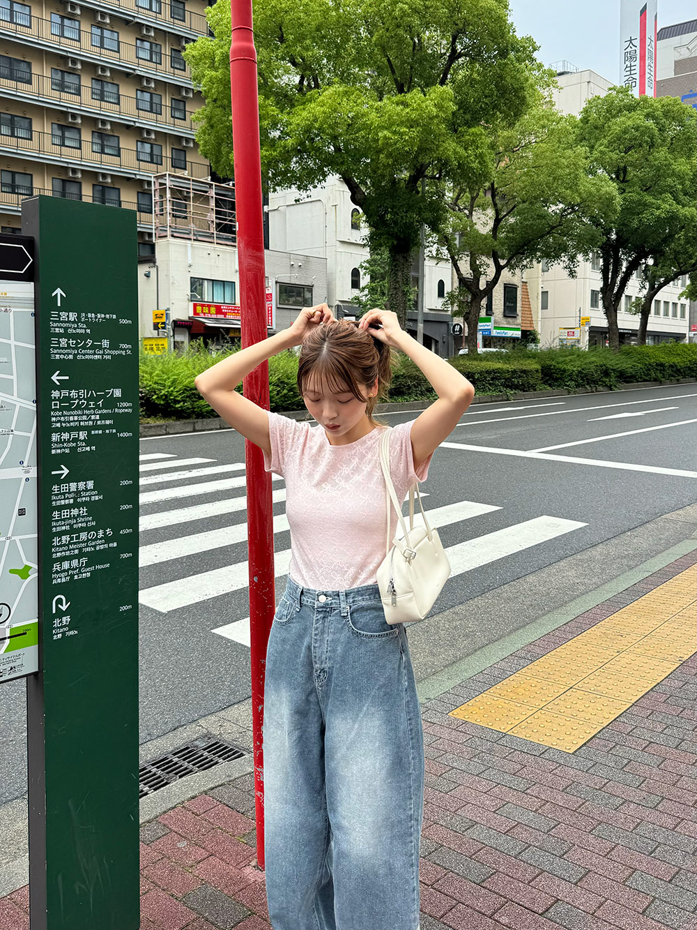 リボンシースルークロップドTシャツ | 詳細画像18