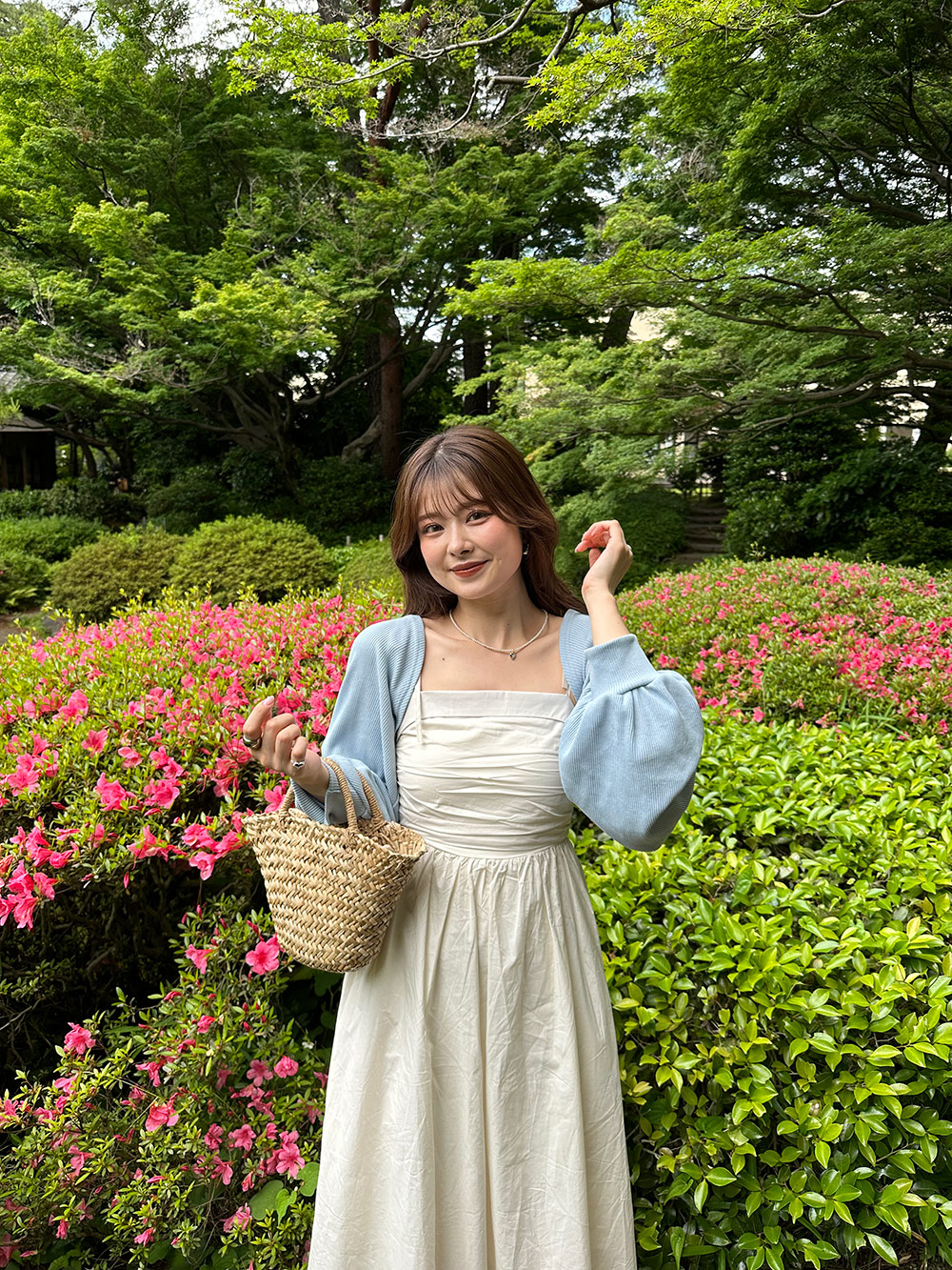 シャーリングリボンビスチェワンピース | 詳細画像18