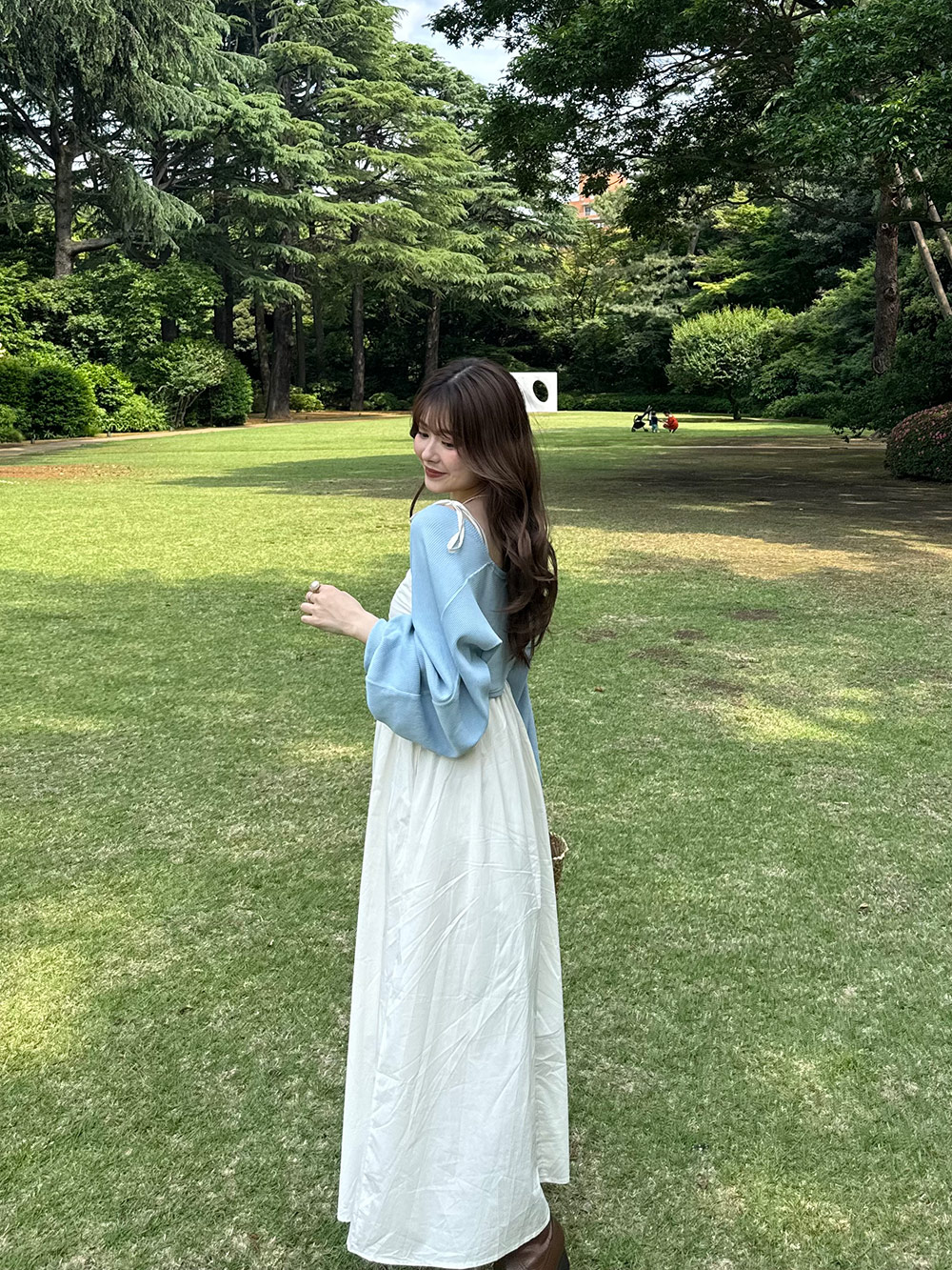 シャーリングリボンビスチェワンピース | 詳細画像23