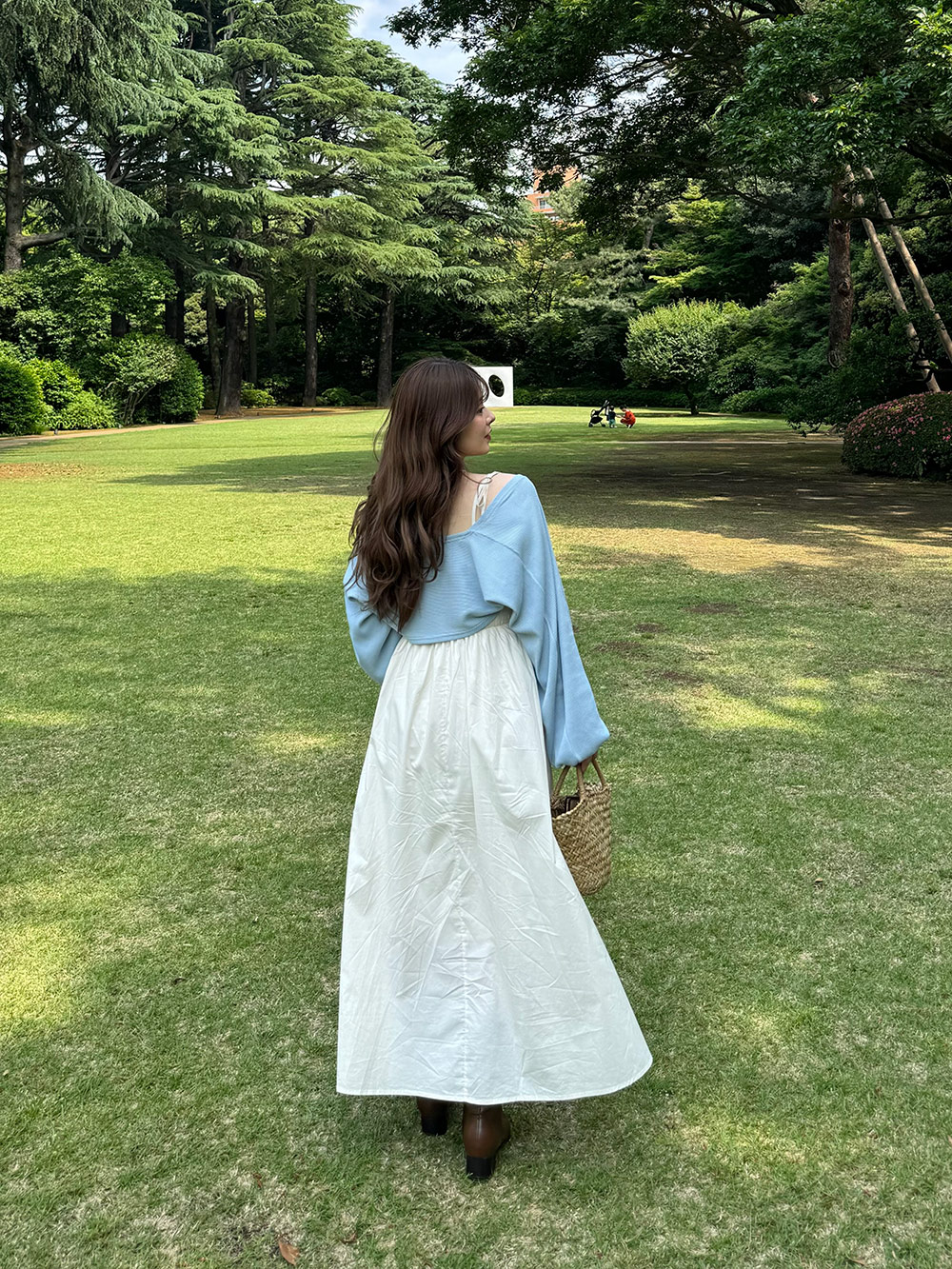 シャーリングリボンビスチェワンピース | 詳細画像25