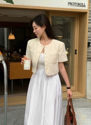 DHOLIC ファー ホワイト にゃさん専用 dholic - 未使用 ファーコート ファーブルゾン 韓国通販 ZARA 系