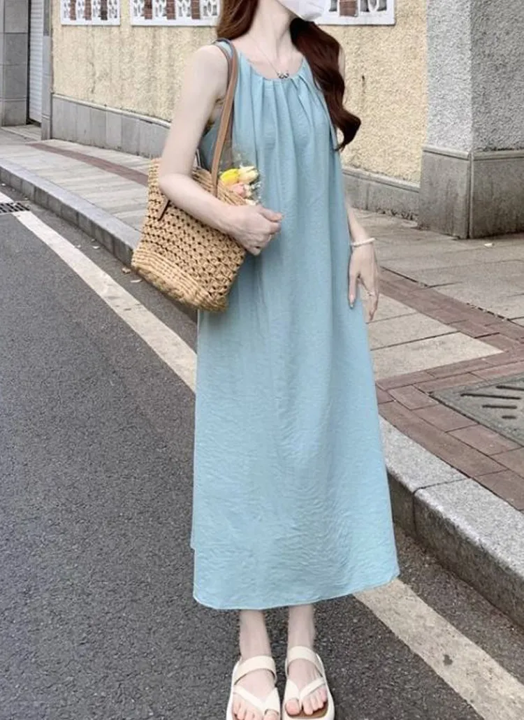 タックラウンドネックノースリワンピース | KEECHEL | 詳細画像1