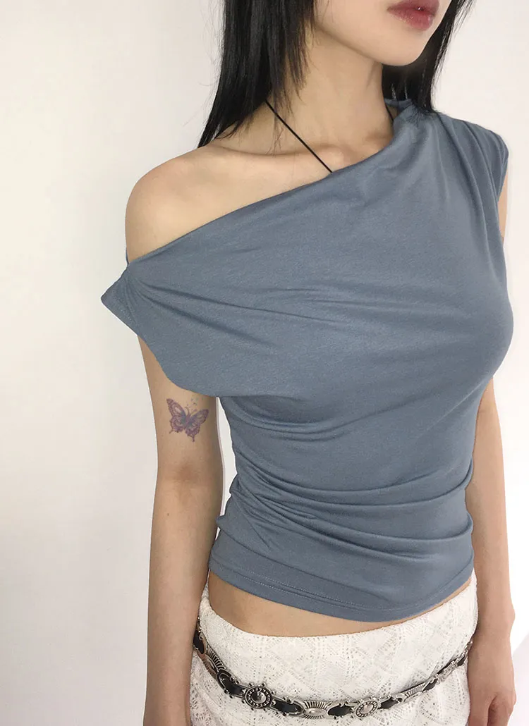 ワンショルドレープTシャツ | WONDERWONDER | 詳細画像1