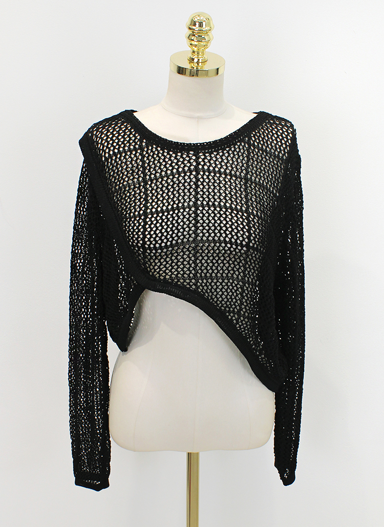 キャミソールワンピース　メッシュニット　見本 メッシュニット&キャミワンピースSET | レディースファッション通販