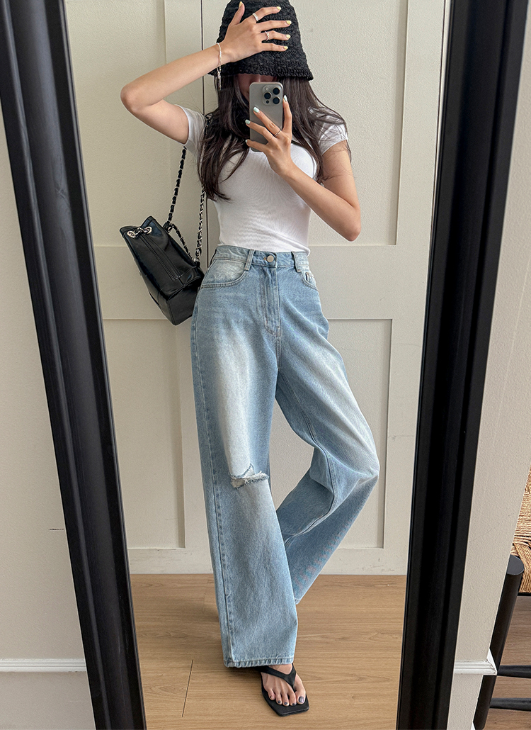 【PHOEBE PHILO】ジップジーンズ ウォームカーキ 洗練された逸品 210.jpg