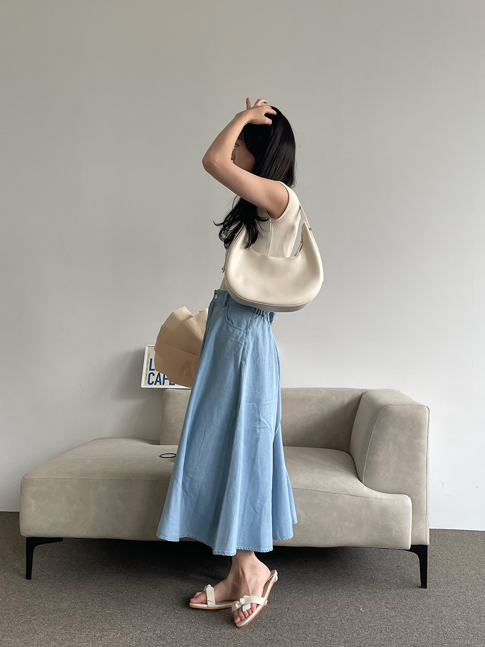 デニムフレアスカート | 詳細画像15